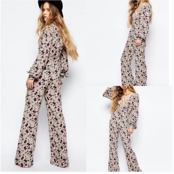 FREE PEOPLE Almond Combo Some Like it Hot Jumpsuit - Picture 3 of 15
